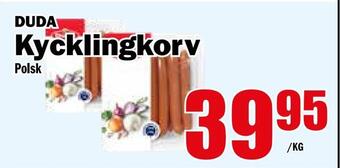 Matdax Kycklingkorv erbjuda