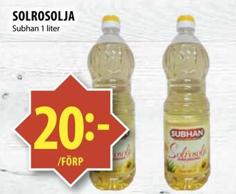 Matvärlden Tensta Solrosolja erbjuda