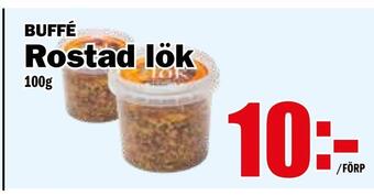 Matdax Rostad lök erbjuda