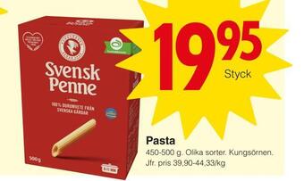 Matöppet Pasta erbjuda