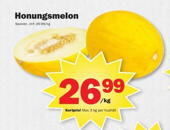 Pekås Honungsmelon erbjuda