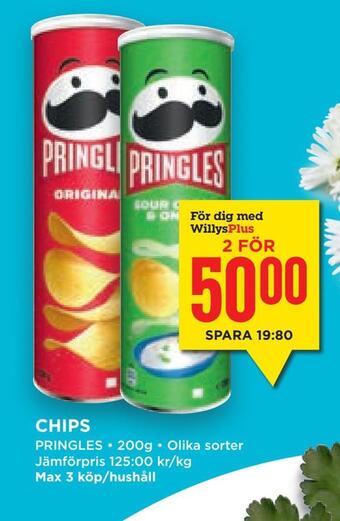 Willys Hemma Chips erbjuda