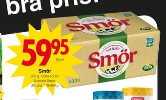 Matöppet Smör erbjuda