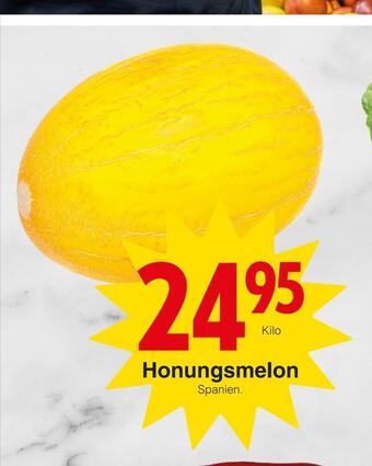 Matöppet Honungsmelon erbjuda