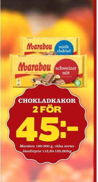 Supergrossen Chokladkakor erbjuda