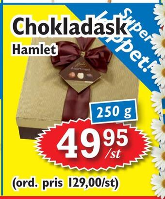 T-jarlen Chokladask erbjuda