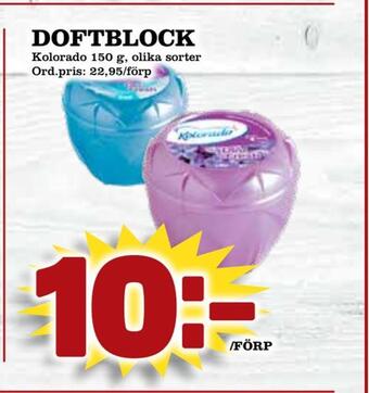 Supergrossen Doftblock erbjuda