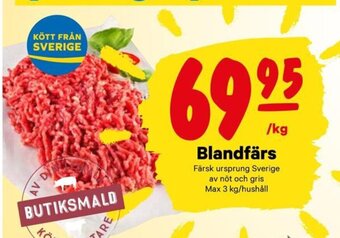 City Gross Blandfärs erbjuda