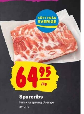 City Gross Spareribs erbjuda
