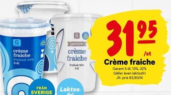 City Gross Crème fraiche erbjuda