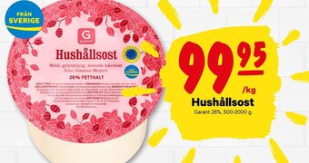 City Gross Hushållsost erbjuda