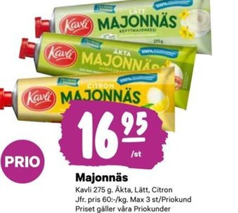 City Gross Kavli MAJONNÄS erbjuda