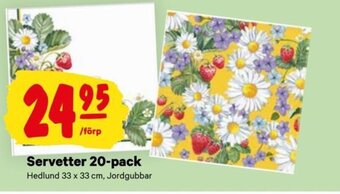 City Gross Servetter 20-pack erbjuda