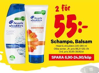City Gross Schampo, balsam erbjuda