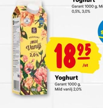 City Gross Garant yoghurt erbjuda
