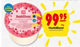 City Gross Garant hushållsost erbjuda