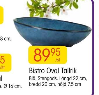 EKO Bistro oval tallrik erbjuda