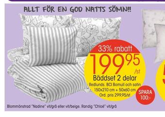 EKO Bäddset 2 delar erbjuda