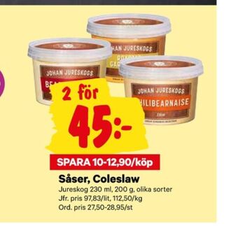 City Gross Johan jureskog såser erbjuda