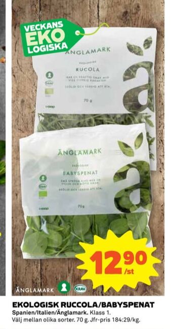 Coop Änglamark sallat erbjuda