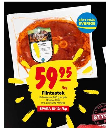 City Gross Dalsjöfors flintastek erbjuda