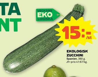 Stora Coop Ekologisk zucchini erbjuda