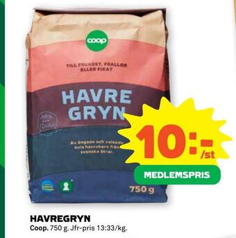 Stora Coop Havregryn erbjuda