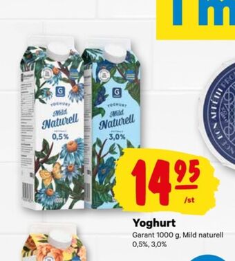 City Gross Garant yoghurt erbjuda