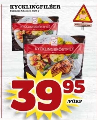Matdax Farmers chicken kycklingbröstfilé erbjuda