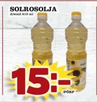 Matdax Alwaio solrosolja erbjuda