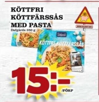 Matdax Dafgårds pastarätter erbjuda