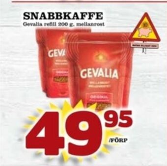 Matdax Gevalia instant kaffe erbjuda