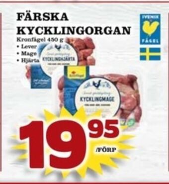 Matdax Kronfågel kycklingmage erbjuda