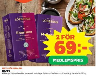 Coop Kaffe erbjuda