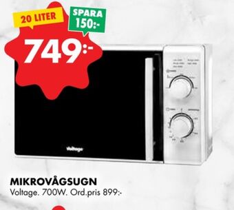 ÖoB Voltage mikrovågsugn erbjuda