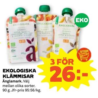 Stora Coop Ekologiska klämmisar erbjuda