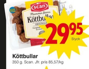 Matöppet Mamma scan köttbullar erbjuda