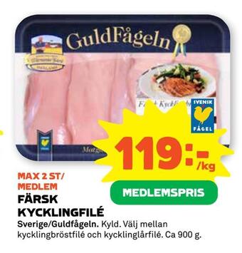 Stora Coop Färsk kycklingfilé erbjuda
