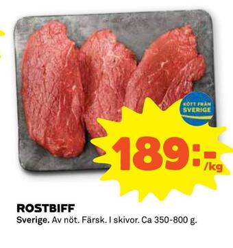 Stora Coop Rostbiff erbjuda