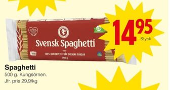 Matöppet Kungsörnen spaghetti erbjuda