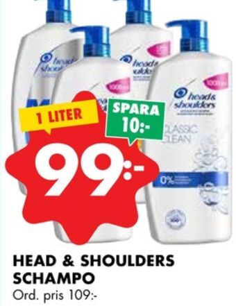 ÖoB Head&shoulders shampoo erbjuda