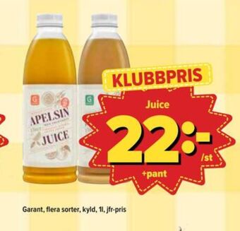 Östenssons Garant juice erbjuda