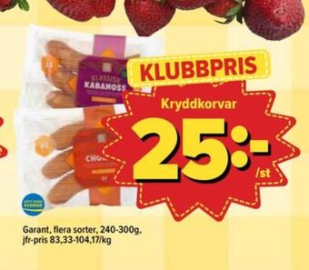 Östenssons Scan chorizo erbjuda