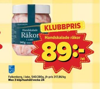Östenssons Falkenberg seafood räkor erbjuda