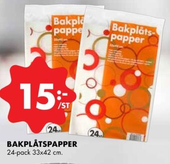 ÖoB Toppits bakplåtspapper erbjuda