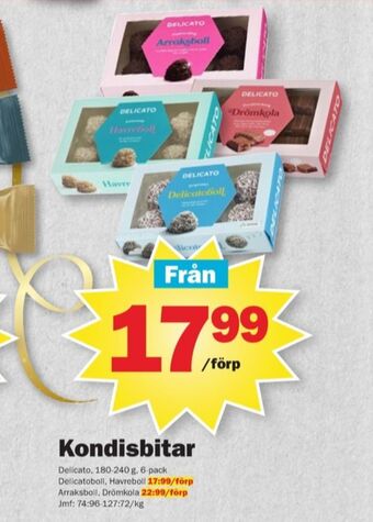 Pekås Delicato kakor erbjuda