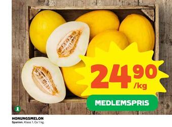 Coop Extra Honungsmelon erbjuda