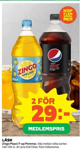 Coop Extra Läsk erbjuda