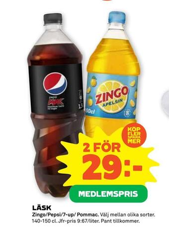 Coop Forum Läsk erbjuda