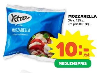 Coop Extra Mozzarella erbjuda